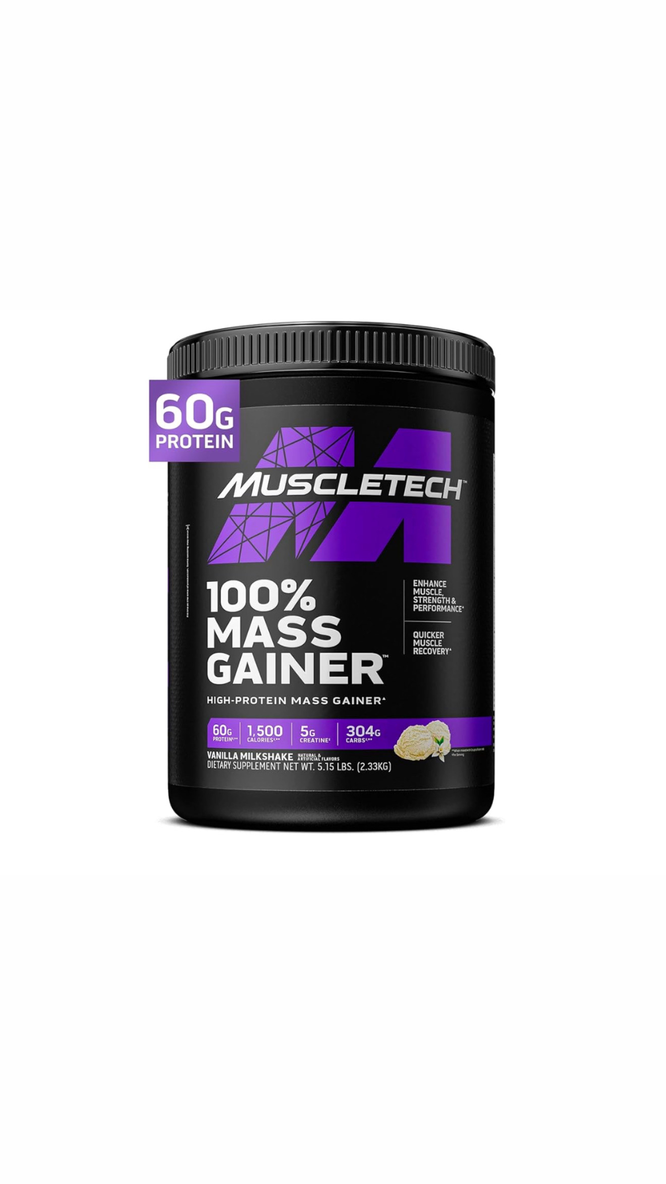 100% Mass Gainer Muscletech 5 Libras