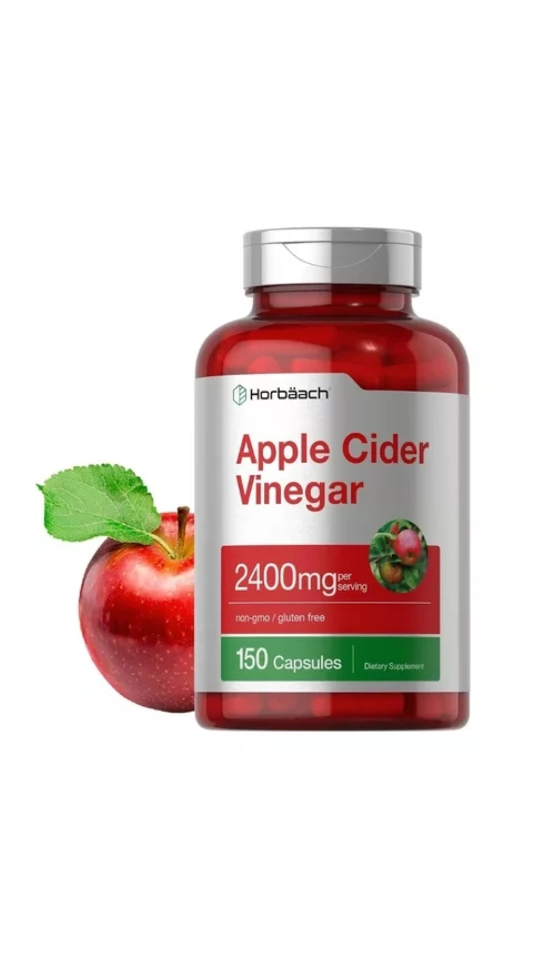 Vinagre De Sidra De Manzana Horbaach 150 capsulas