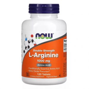 L arginina NOW  1000mg  120 servicios
