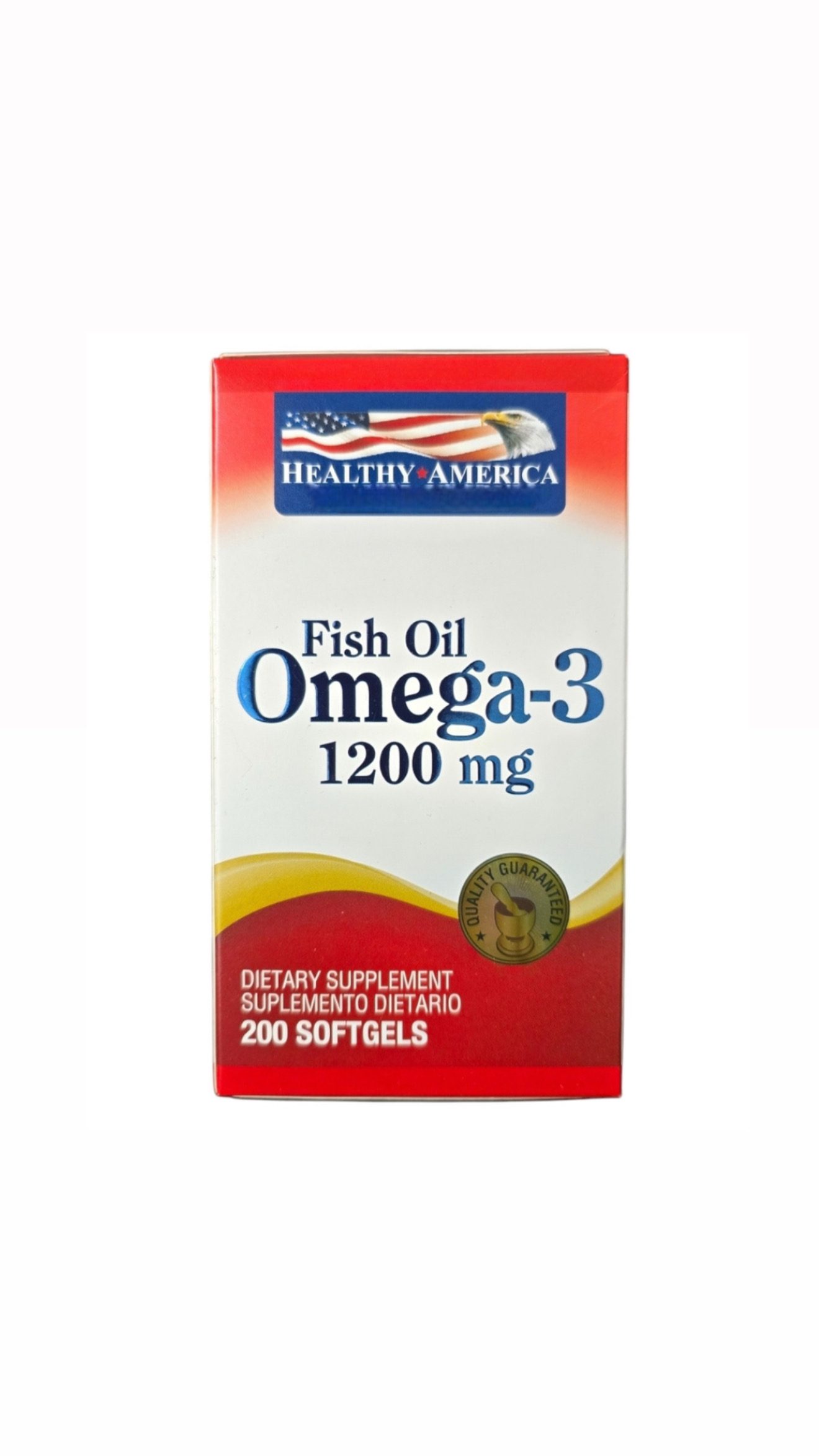 Omega 3 Fish Oil 1200mg (100/200 caps)Healthy América