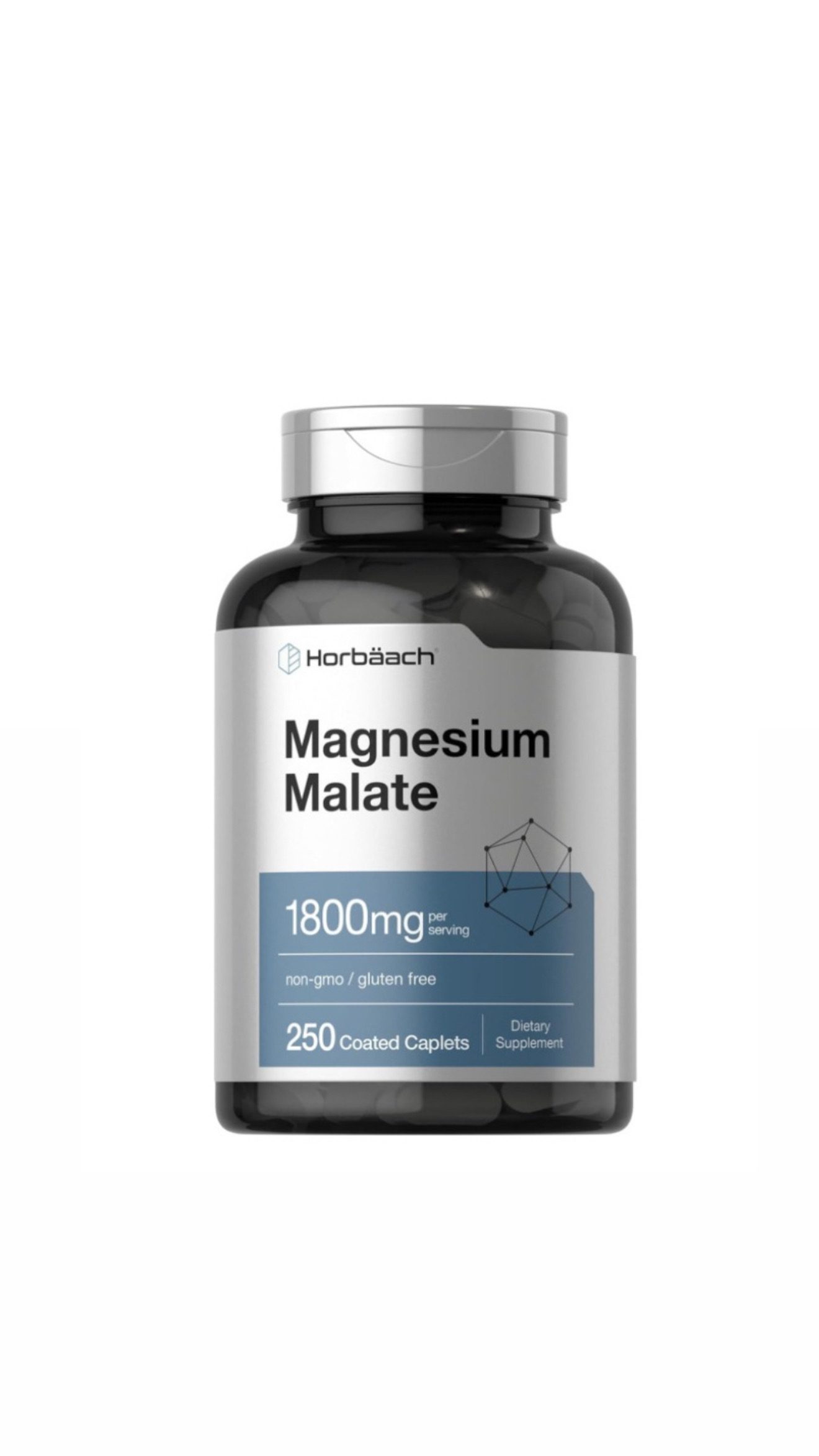 Magnesio malate malato Horbaach  250 capsulas