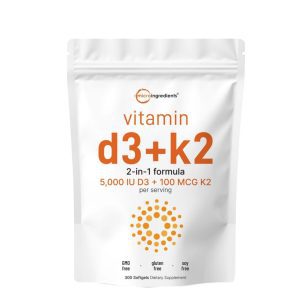 Vitamina D3 + K2 microingredients 300 cápsulas