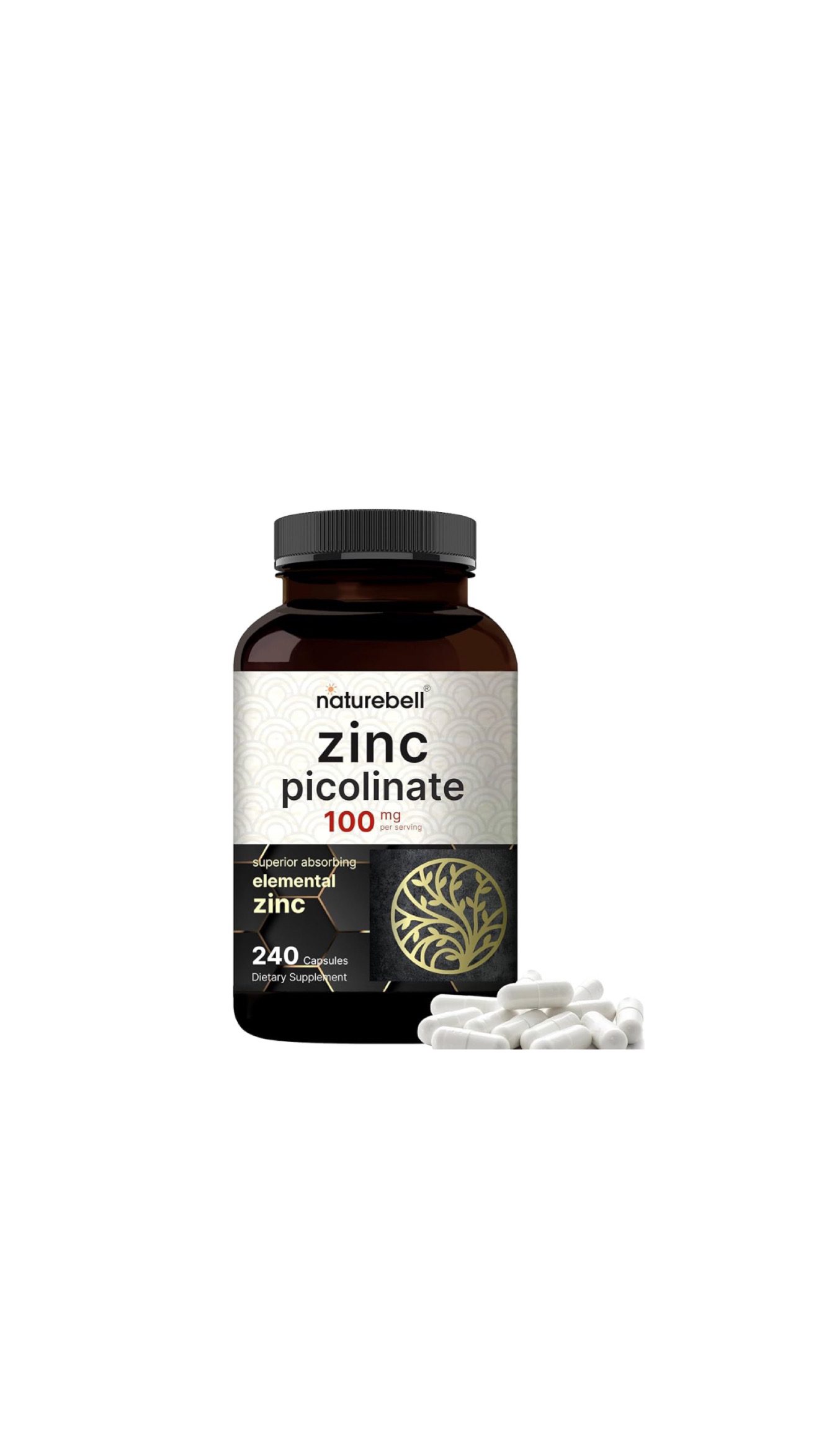 Zinc picolinate naturbell 240 capsulas