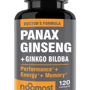 Panax Ginseng + Ginkgo Biloba Noomost 120 cápsulas
