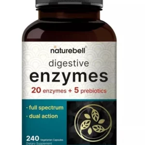 Digestive Enzymes Naturebell 240 cápsulas - Enzimas Digestivas