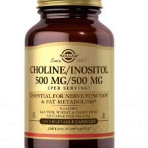 Colina inositol 500mg solgar 100 capsulas