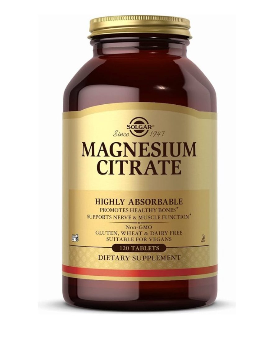 Citrato De Magnesio Solgar 120 Caps